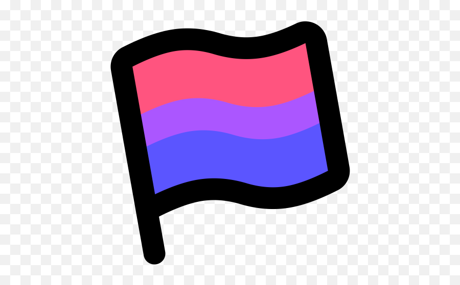 Biromantic Bisexual Flag Lgbtiaq Pride Icon - Transparent Bi Pride Png,Pride Flag Png