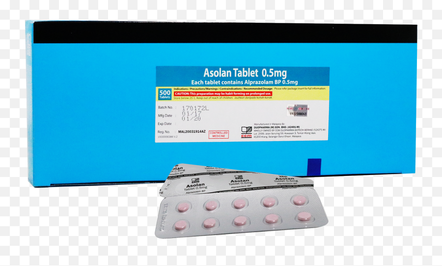 Download Asolan 0 - 5mg Tab Asolan Tablet 05 Mg Full Asolan Mg Tablet Png,Tablets Png