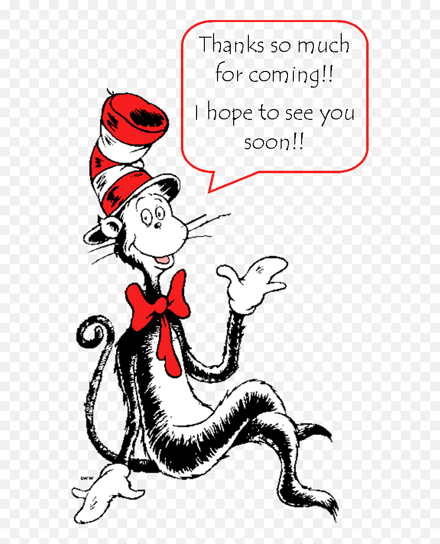 Hat Horton Thing Two Clip Art - Cat In A Hat Dr Seuss Png,Dr Seuss Png