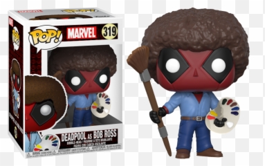 Funko Pocket Pop Deadpool - Playtime Bob Ross 319 Funko Pop Deadpool Bob Ross Png,Bob Ross Png