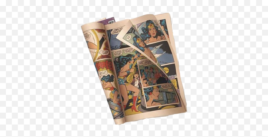 Popular And Trending Comic Book Stickers - Wonder Woman Comic Aesthetic Png,Comic Book Png