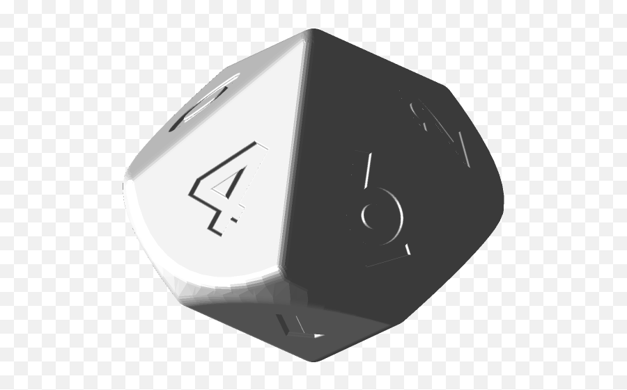 10 - Sided Dnd Dice D10 With Ones Stl And Sldprt 3d Gadget Png,Dnd Dice Png