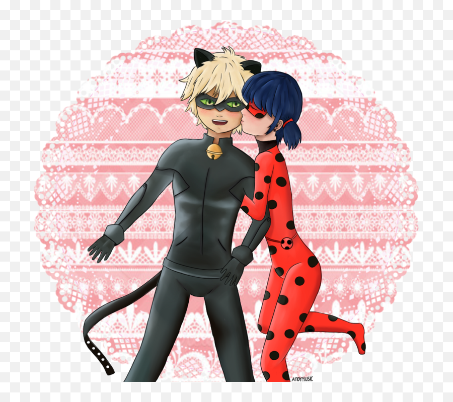 Miraculous Ladybug And Chat Noir By Rawrblueart - Ladybug Y Miraculous Ladybug Hd Png,Ladybug Png