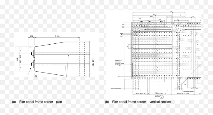 Download Pier Portal Frame Corner Details - Science Png Plan,Pier Png