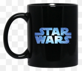 Star Wars Logo Jump To Lightspeed Black Mug Png