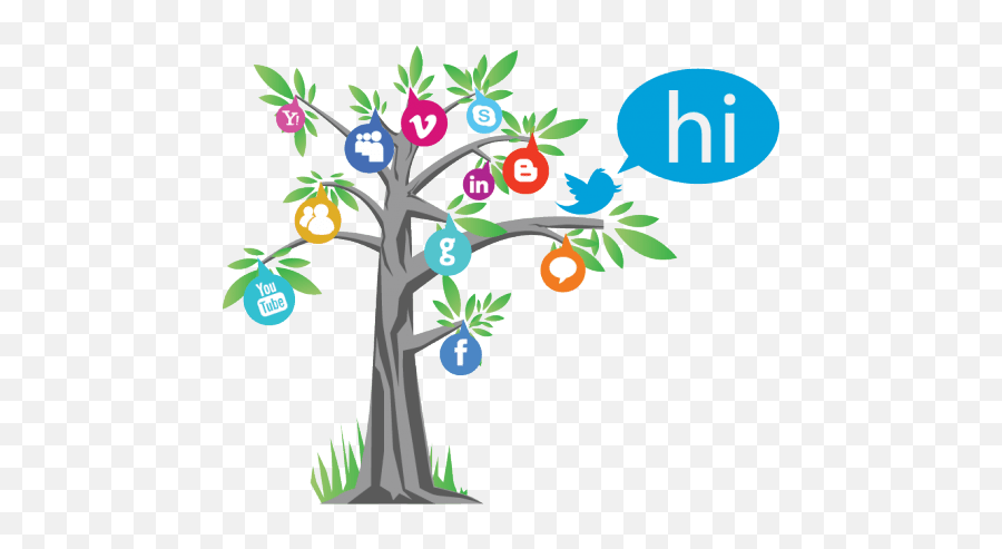 Social - Mediatreepng700pxe1356547066755 U2013 Web U0026 Moore Inc Design Of Social Media Png,Tree Graphic Png