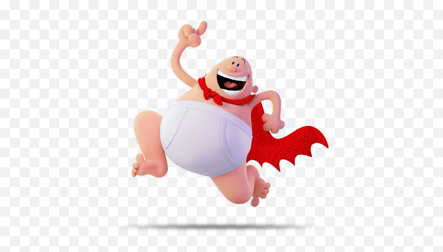 Captain Underpants Running Transparent - Captain Underpants Png,Running Transparent