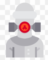 Gas Mask Protect Virus Bacteria Scientist Free Icon Of - Cross png