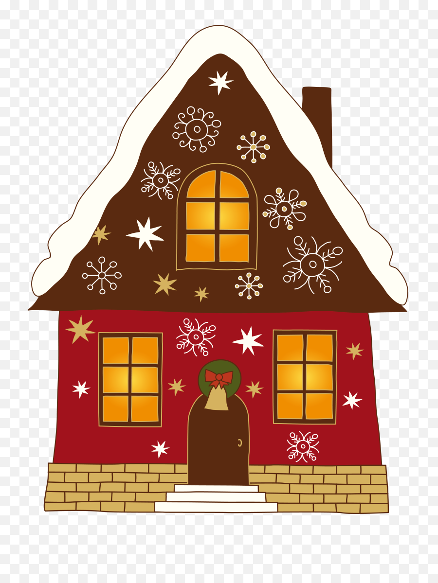 Png Clipart - Christmas House Vector Png,House Clipart Png