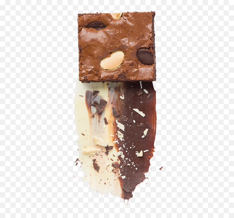 Download Hd Triple Chocolate Brownie - Fudge Png,Fudge Png