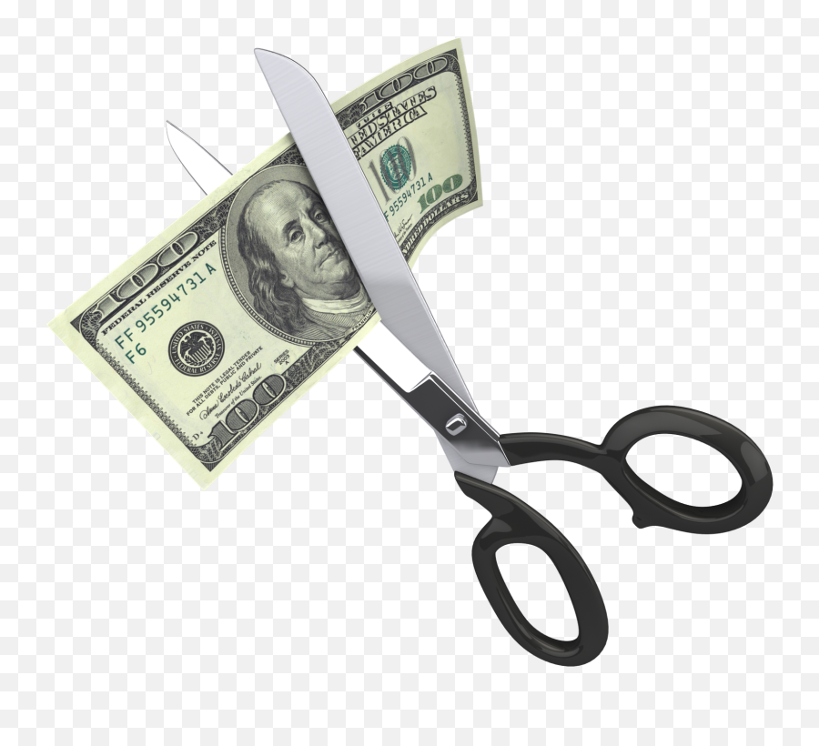 Money Bills Png Files - Cutting A Dollar Bill,One Dollar Png