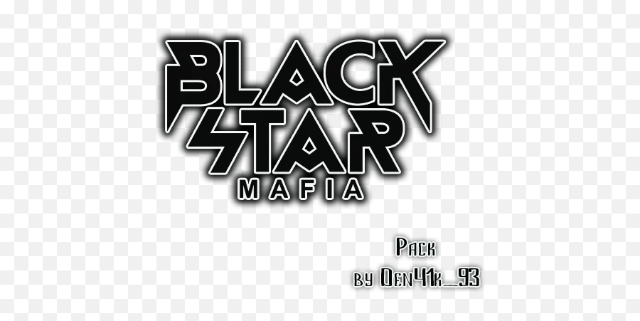 Telegram Sticker 8 From Collection Black Star Mafia Png Logo
