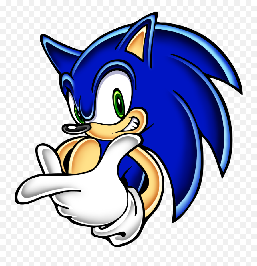 Sonic Clip Art - Sonic Adventure Clipart Png,Sonic Head Png