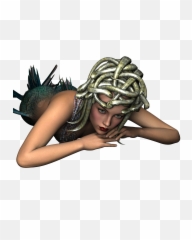 Fantasy Girl Woman Elf Female 1449301 - Medusa Png,Medusa Png