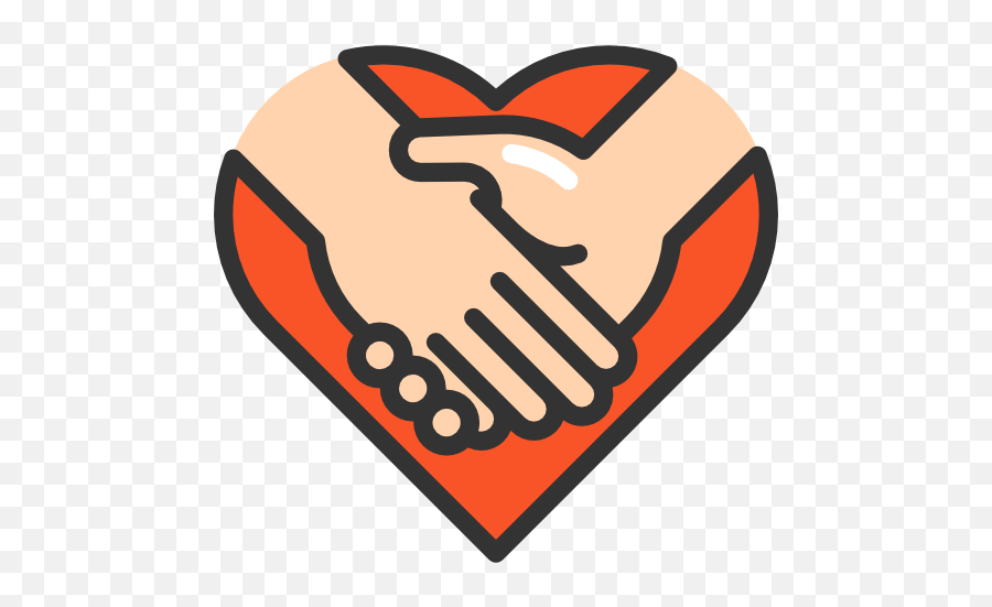 Hand Shake Icon Png - Shake Hands Love Icon,Flat Hand Png