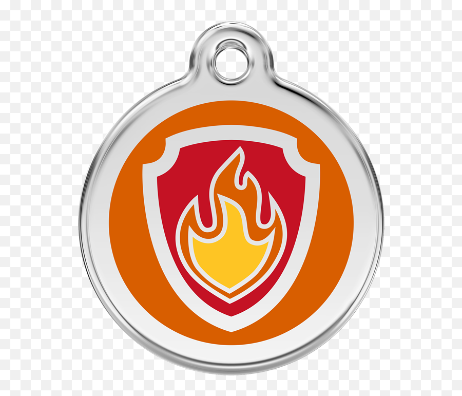 Red Dingo Israel Enamel Tag Nickelodeon Paw Patrol Marshall - Paw Patrol Collar Png,Marshall Paw Patrol Png