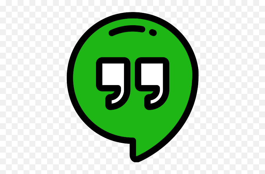 Hangouts Messenger Vector Svg Icon - No Touch Icon Png,Google Hangouts Logo