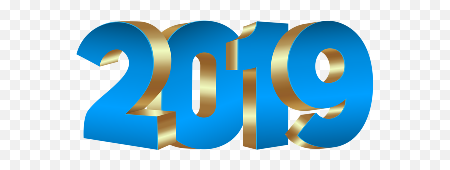 2019 Year Png - Graphic Design,Happy New Year 2019 Transparent Background