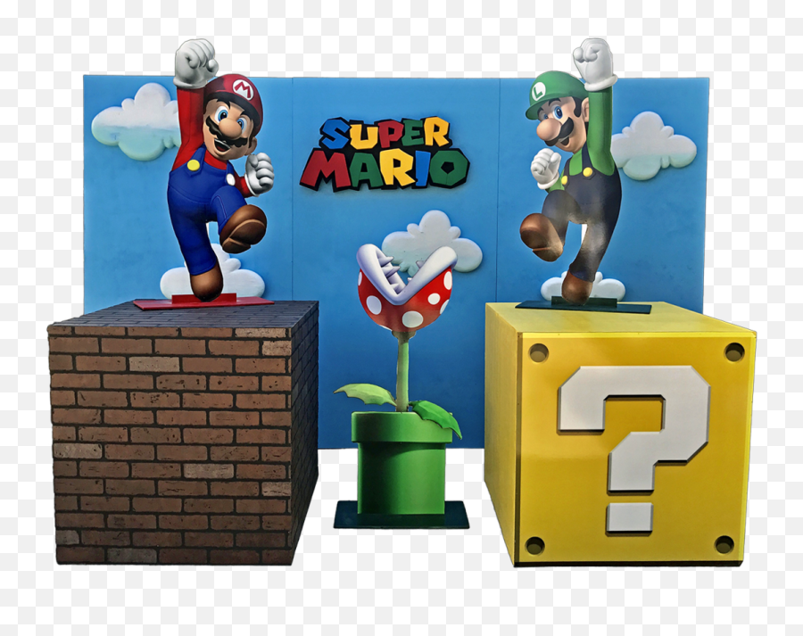Super Mario Brothers Package - Mario And Luigi Props Png,Super Mario Bros Png