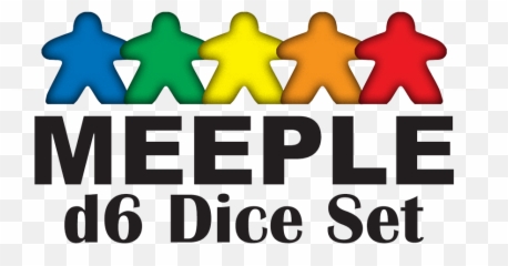 Meeple D6 Dice Set - Einstein Kaffee Png,Meeple Png