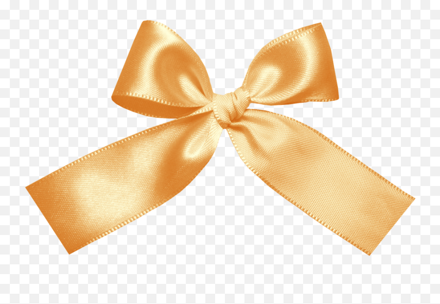 Gold Bow Clipart Satin Bows Ribbon Ribbons - Ribbon Png,Present Bow Png