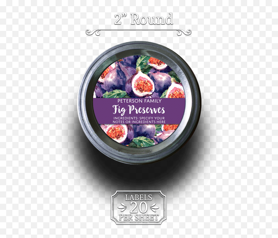 Fig Canning Label - Watercolor U2013 Authentic Heirlooms Rose Family Png,Fig Png