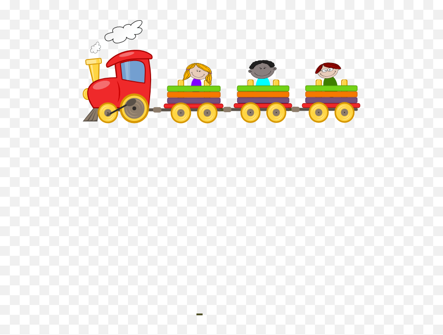Download Hd Png Transparent Choo Train Clipart - Clip Train Cartoon Transparent Background,Toy Train Png
