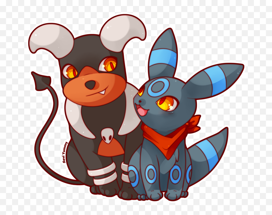 Yelling Clipart Office Supervisor - Umbreon And Houndoom Png,Umbreon Transparent