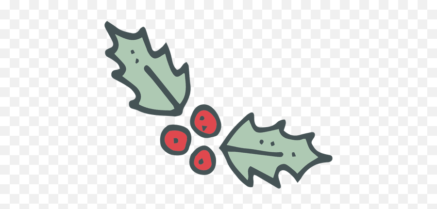 Mistletoe Hand Drawn Cartoon Icon 47 - Transparent Png U0026 Svg Hand Drawn Holly Png,Mistle Toe Png