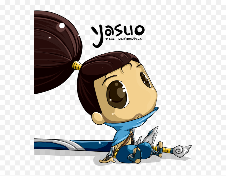 Download Lol Yasuo Chibi - League Of Legends Emojis Yasuo Png,Yasuo Transparent