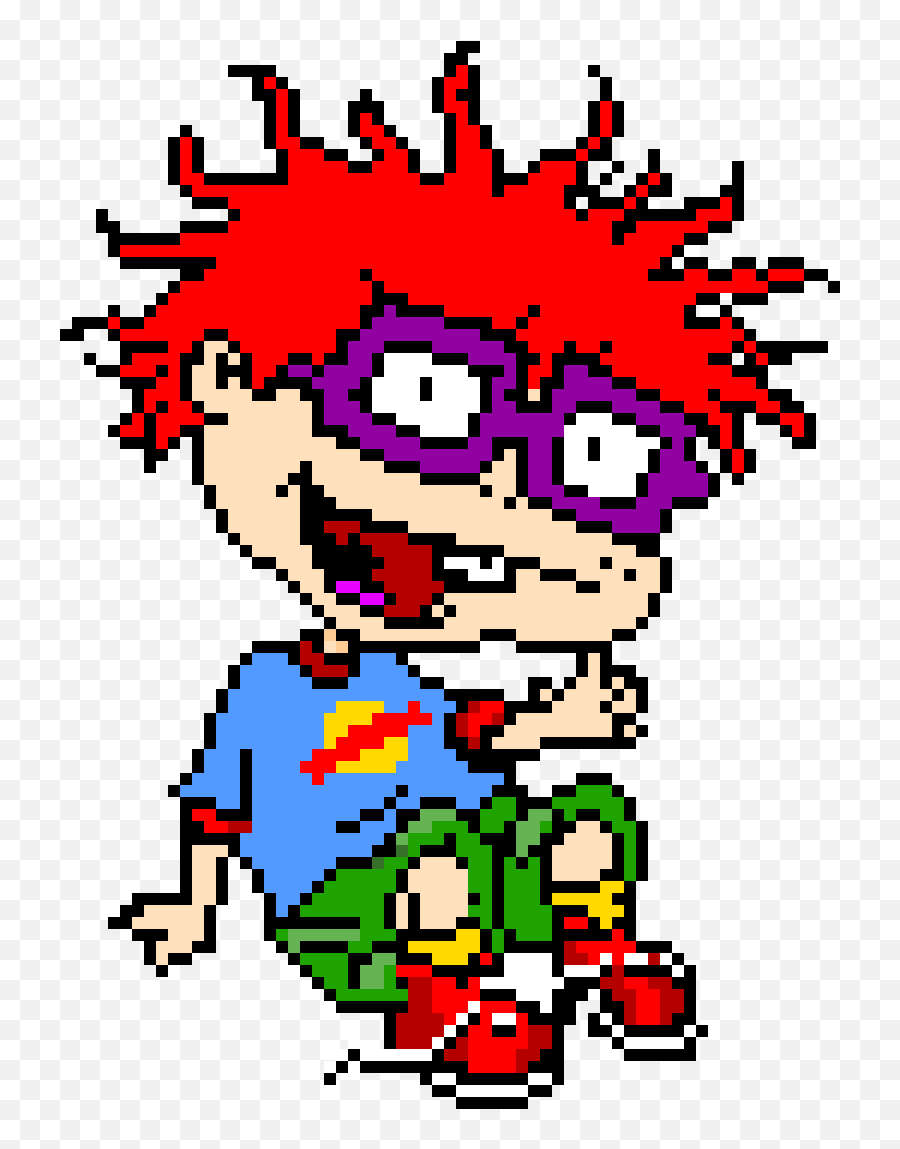 Chuckie - Rugrats Pixel Art Png,Rugrats Transparent