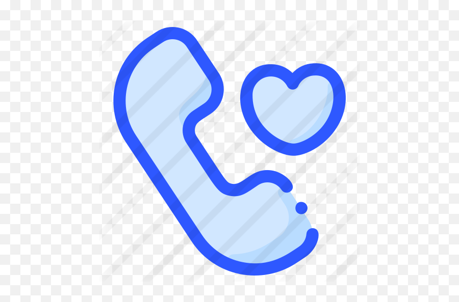Phone - Free Valentines Day Icons Horizontal Png,Blue Phone Icon