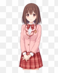 Download Free Png Image - Cutehumanstaffkusano Yui Normal Cute Human Cartoon Girl,Start Png