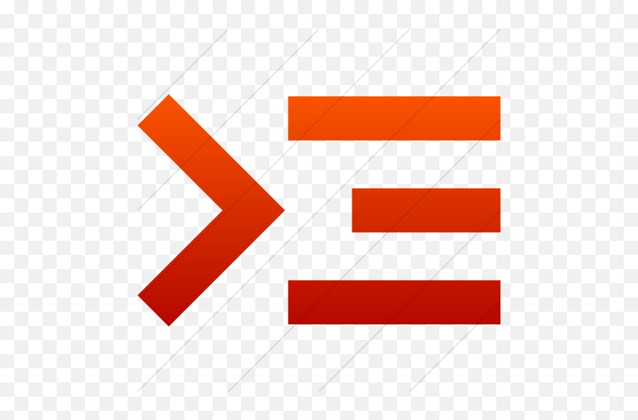 Iconsetc Simple Red Gradient Raphael Command Line Icon - Vertical Png,Simple Line Icon
