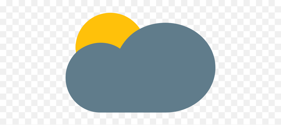Weather Forecast Sunny Sun Cloudy Free Icon Of - Icono Nublado Con Sol Png,Sunny Day Icon