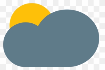 Weather Forecast Sunny Cloudy Free Icon Of - Icono Nublado Con Sol png