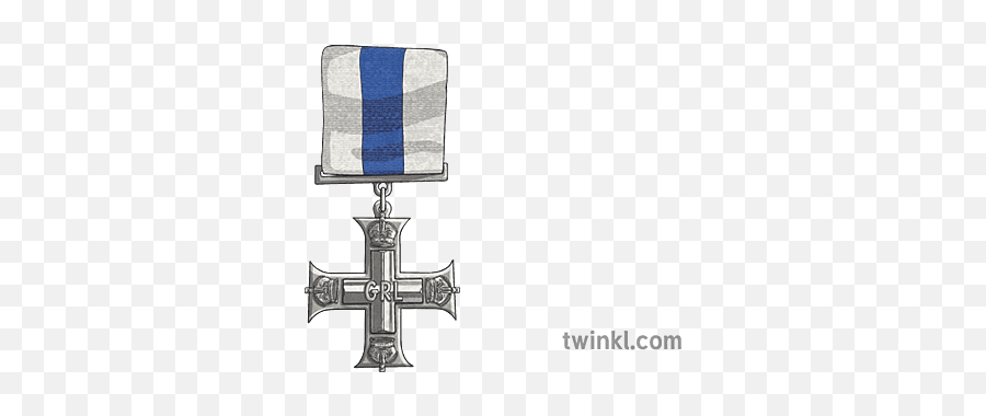 George Vi Military Cross Medal Ww2 History Ks2 Illustration - Military Cross Medal George Vi Png,Military Medal Icon