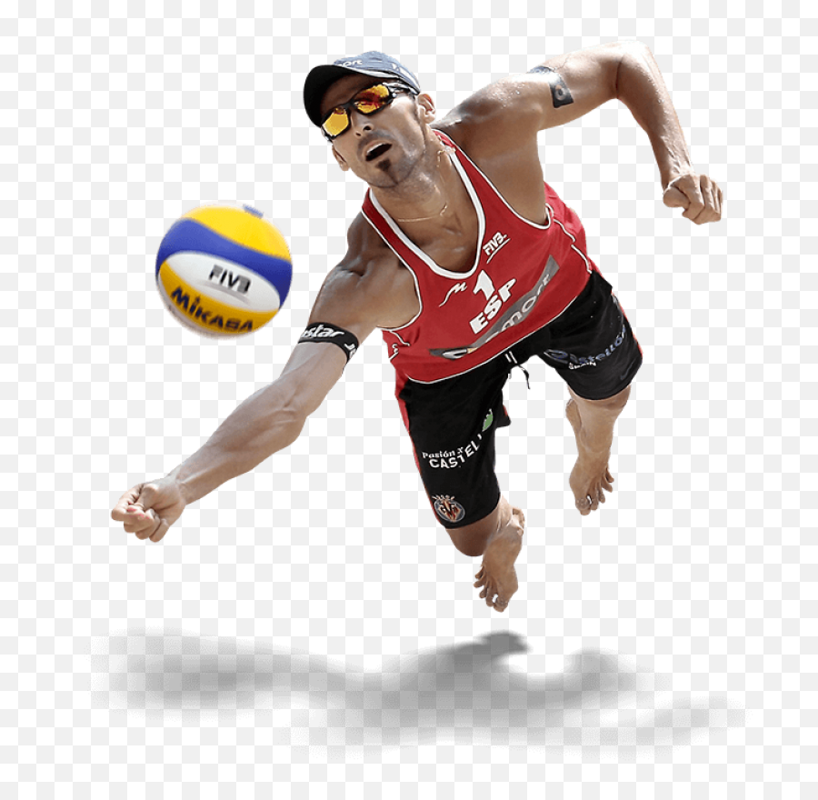 Volleyball Player Players - Playing Beach Volleyball Png,Volleyball Transparent Background