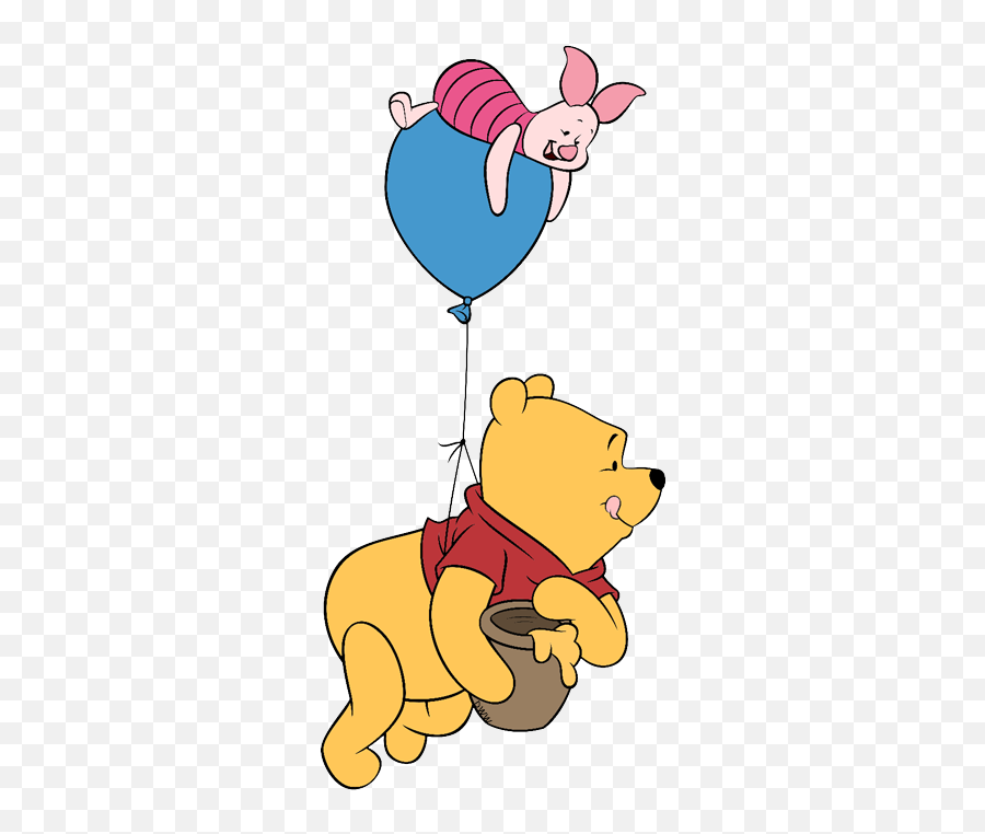 Piglet Balloon - Winniethepooh Full Size Png Download Winnie The Pooh With Balloon,Piglet Png