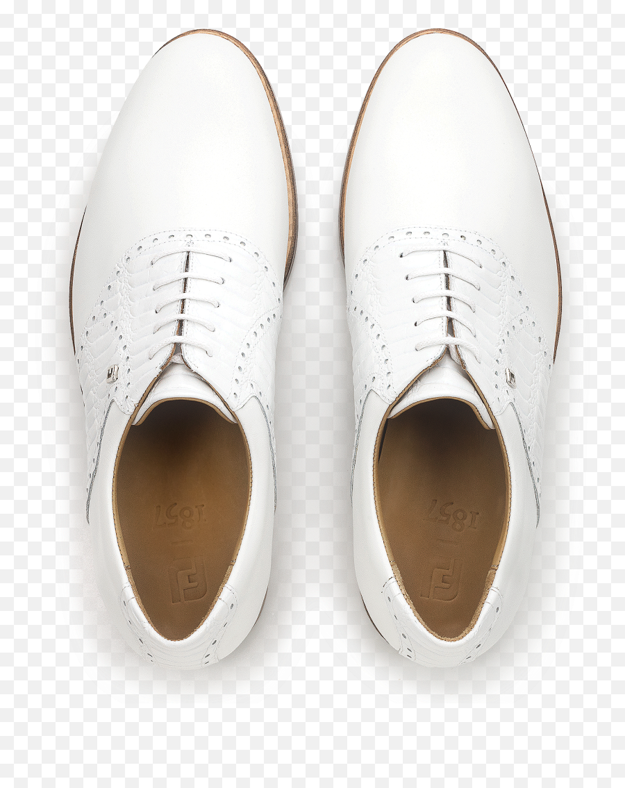 Plain Toe Saddle - Round Toe Png,Footjoy Icon White Saddle