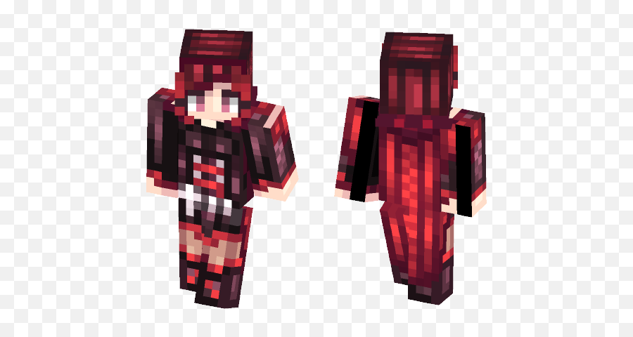 Download Rwby Ruby Rose Minecraft Skin For Free - Black Baby Minecraft Skin Png,Rwby Png