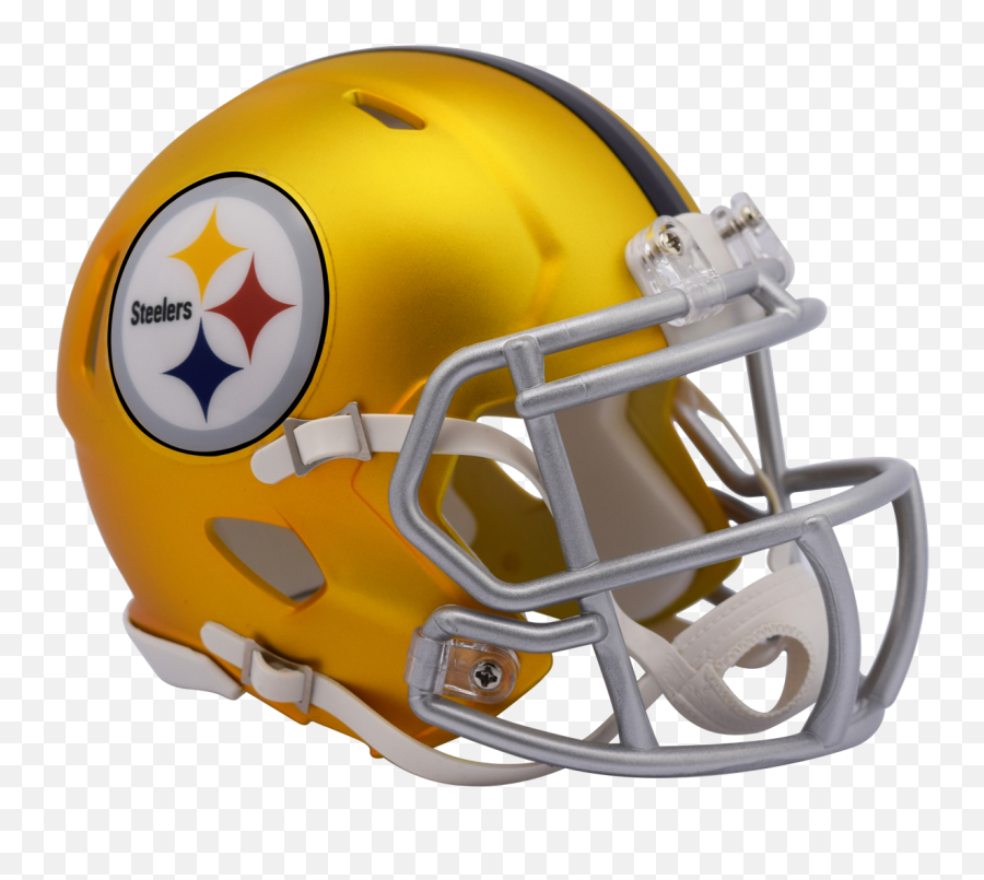Pittsburgh Steelers Mini Helmet Blaze Riddell Nfl - Logos And Uniforms Of The Pittsburgh Steelers Png,Steelers Png