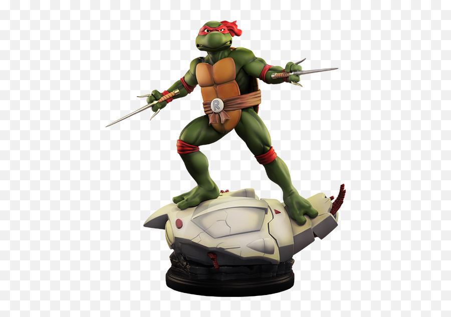 Tmnt Raphael Statue By Pop Culture Shock - Ninja Turtles Statue Png,Ninja Turtle Logo
