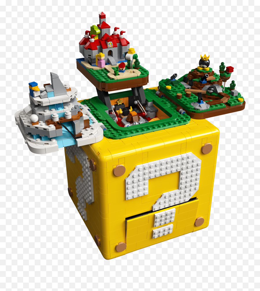 Super Mario 64 Question Mark Block 71395 Lego Buy Online Transparent PNG