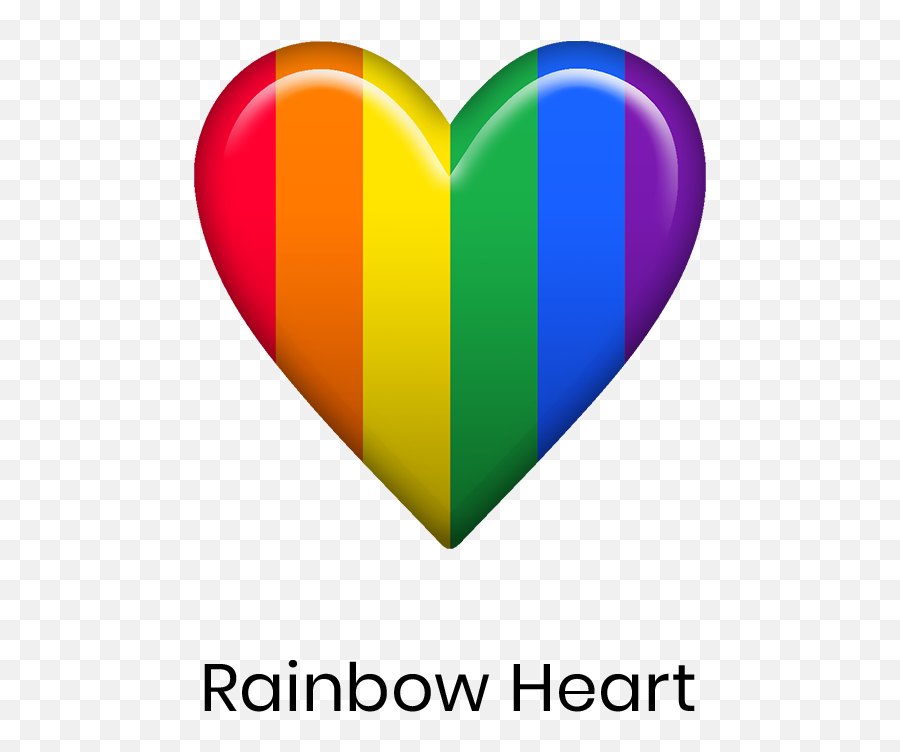 Hearts Emoji Png - Rainbow Emoji Transparent Background,Hearts Emoji Png