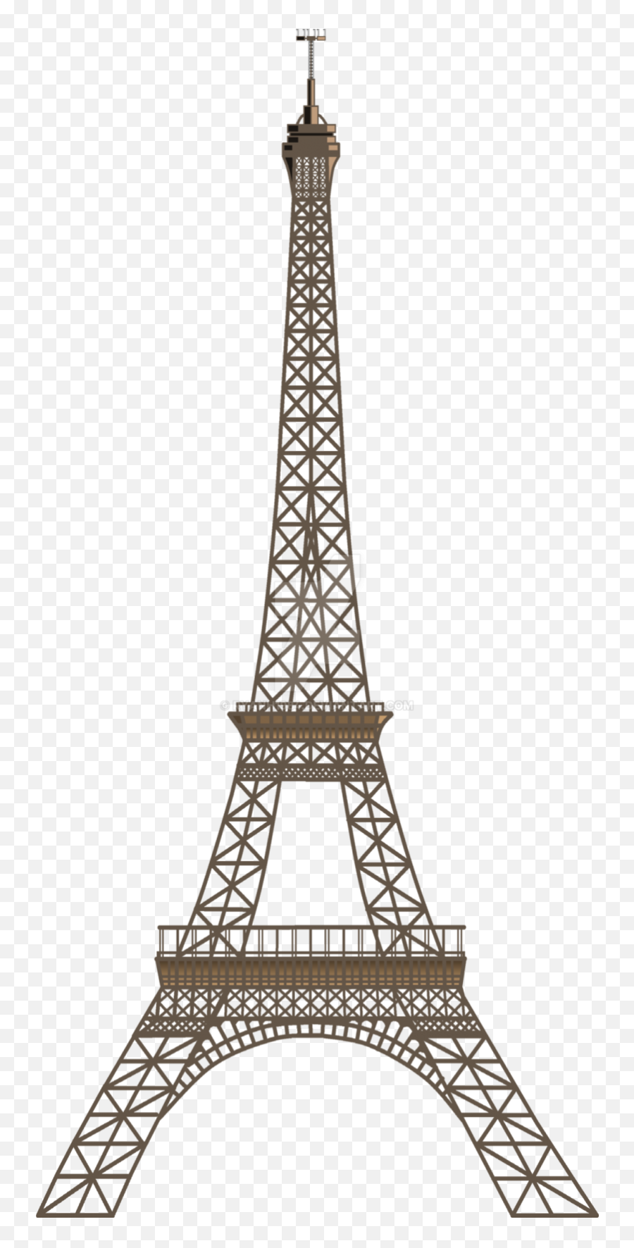 Two Dimensional Eiffel Tower - Eiffel Tower Png,Paris Png