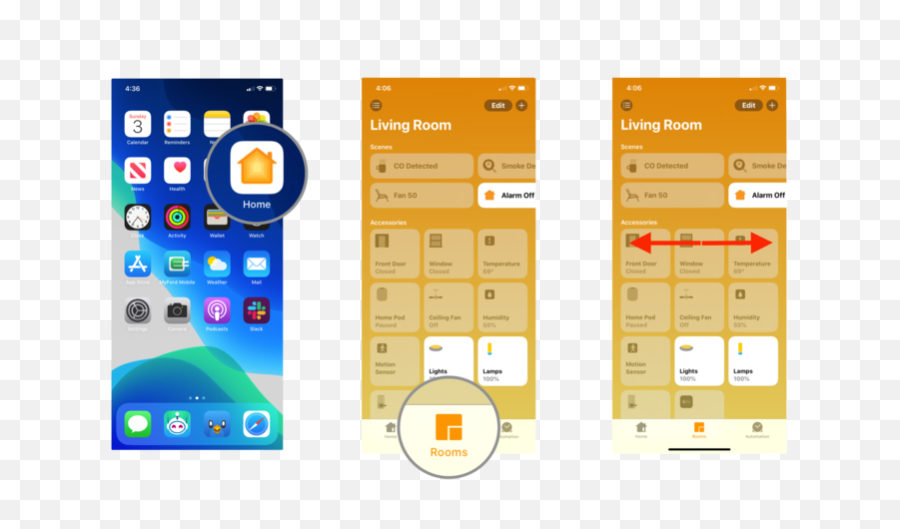 How To Ungroup Homekit Accessories In The Home App Imore - Home App Room Png,Home App Icon