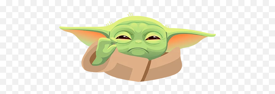 Telegram Sticker From Baby Yoda - Pack Jira Avatar Baby Yoda Png,Baby Yoda Icon