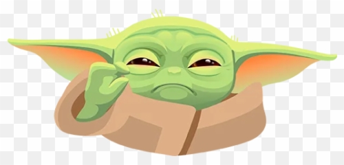 Telegram Sticker From Baby Yoda - pack Jira Avatar png