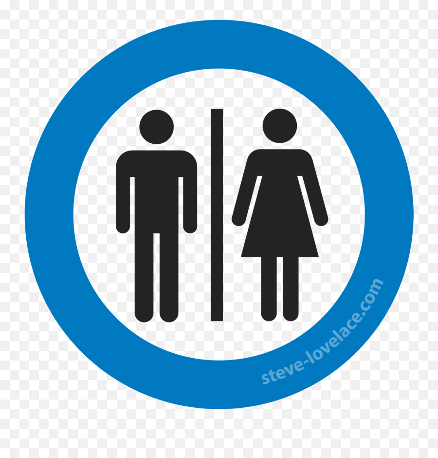 Restroom Symbol Icon 42372 - Free Icons And Png Backgrounds Male And Female Stick Figures,Bathroom Icon Png